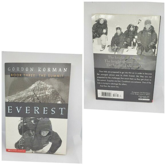 Everest by Gordon Korman (2002, Digest Paperback) Scholastic Book - Picture 3 of 4